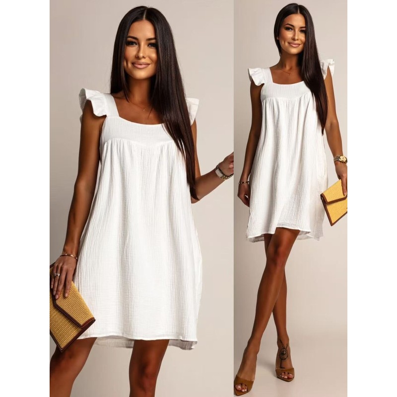 ROBE GAZE DE COTON BRETELLES