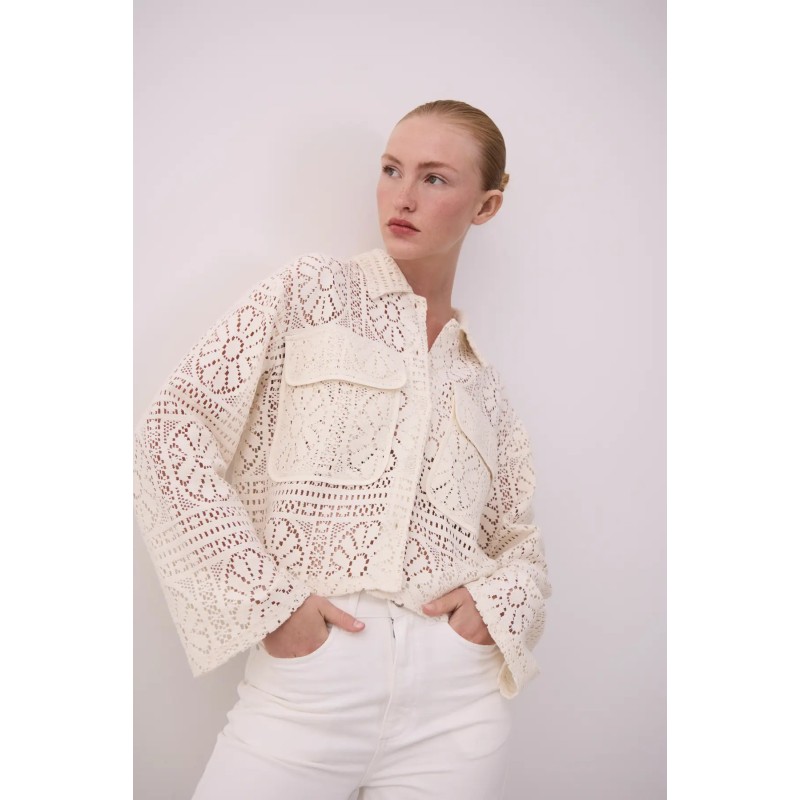 GILET CROCHET MERINDA