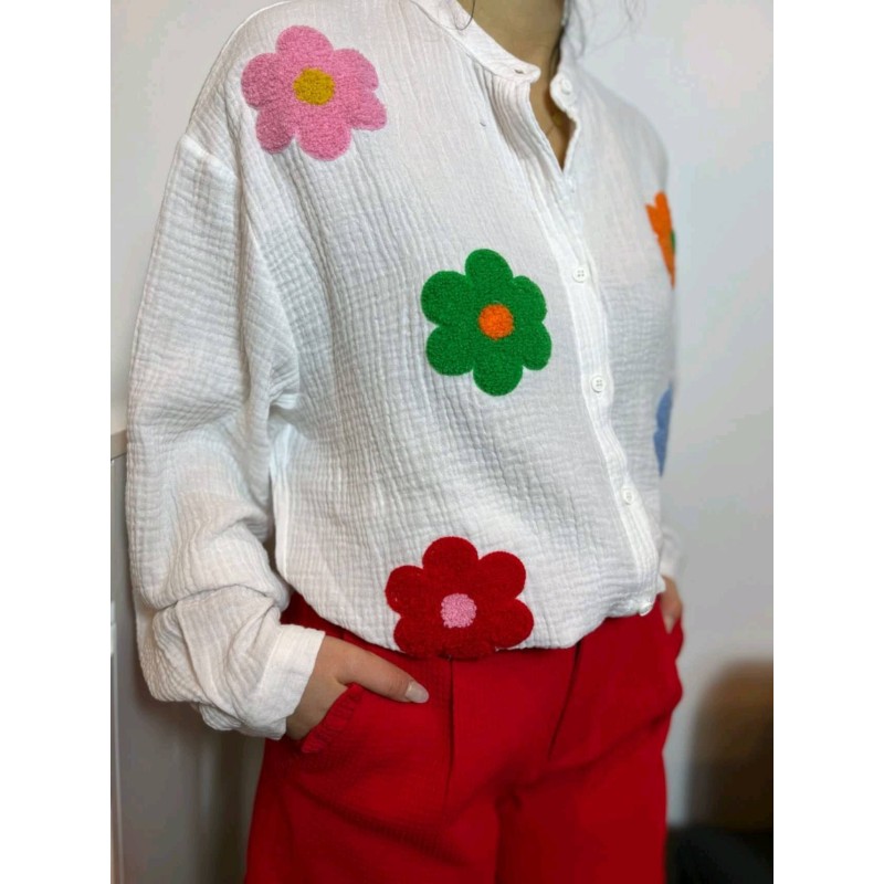 CHEMISIER FLEURS
