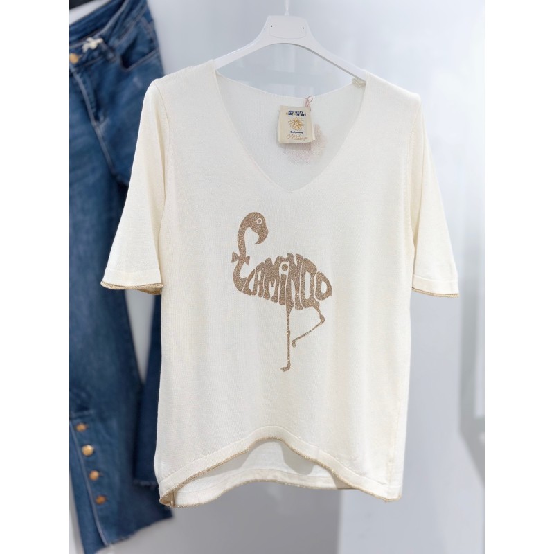 TSHIRT FLAMINGO 24162