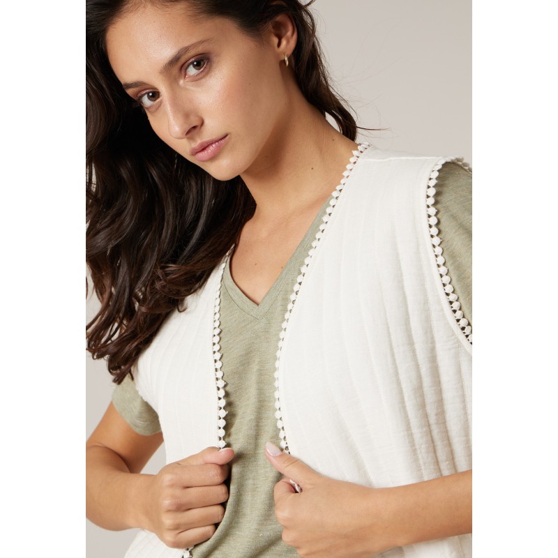 BERTILLE GILET SANS MANCHES