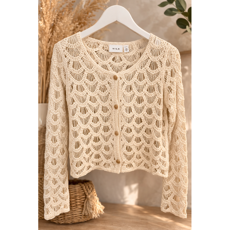 MODANSA GILET CROCHET